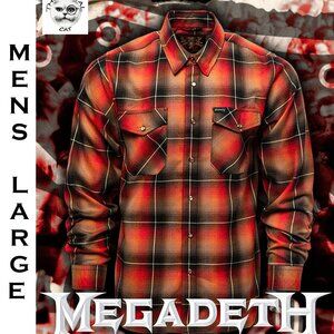 DIXXON FLANNEL x MEGADETH KILLING IS MY BUISNESS Flannel Shirt - Men's Large
